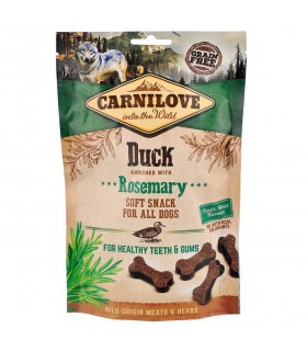 Ласощі Carnilove для собак Карнілав Дог Семі Моіст з качкою та розмарином 200г Carnilove - 1 - 8595602527311