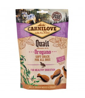 Ласощі Carnilove для собак Карнілав Дог Семі Моіст з перепелом та орегано 200г Carnilove - 1 - 8595602527359
