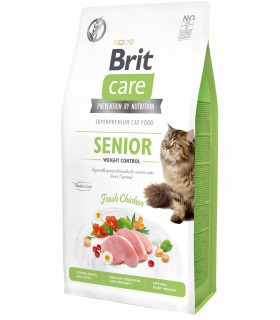 Сухий корм для котів похилого віку з надмірною вагою Brit Care Cat GF Senior Weight Control Brit Care - 1 - 
