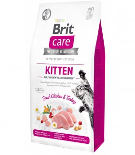 Сухий корм для кошенят, для здорового росту та розвитку Brit Care Cat GF Kitten HGrowth & Developmen Brit Care - 1 - 