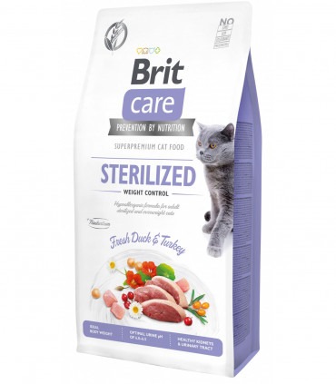 Сухий корм для стерилізованих котів та котів із надмірною вагою Brit Care Cat GF Sterilized Weight Control Brit Care - 1 - 