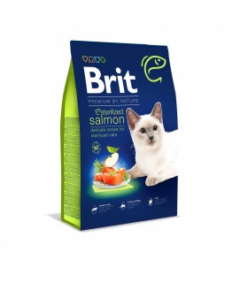 Сухий корм для стерилізованих котів Brit Premium by Nature Cat Sterilized Salmon з лососем Brit Premium - 2 - 