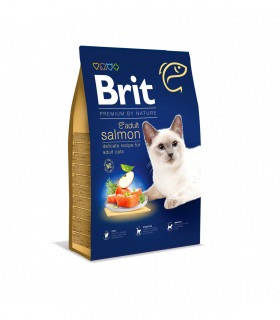 Сухий корм для котів Brit Premium by Nature Cat Adult Salmon з лососем Brit Premium - 1 - 