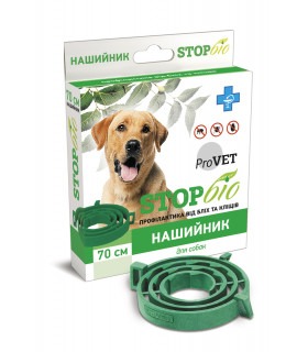 Нашийник Природа ProVET СтопБіо для собак від бліх та кліщів 70см ProVET - 1 - 4820150201173