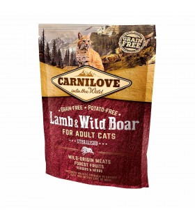 Сухий корм для стерилізованих котів Carnilove Cat Lamb & Wild Boar - Sterilised ягня та кабан Carnilove - 1 -  2