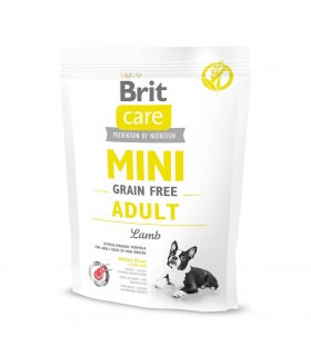 Сухий корм для дорослих собак мініатюрних порід Brit Care GF Mini Adult Lamb ягня Brit Care - 1 -  2