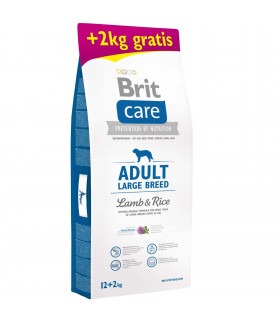 Сухий корм для дорослих собак великих порід (вагою від 25 кг) Brit Care Adult Large Breed Lamb & Rice ягня та рис Brit Care - 1 