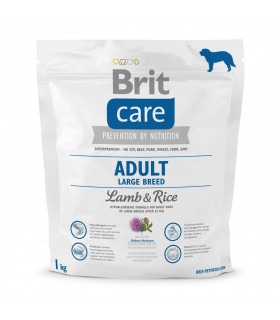 Сухий корм для дорослих собак великих порід (вагою від 25 кг) Brit Care Adult Large Breed Lamb & Rice ягня та рис Brit Care - 1  2