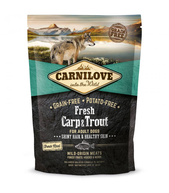 Сухий корм для дорослих собак всіх порід Carnilove Fresh Carp & Trout короп, тріска та форель Carnilove - 2 - 