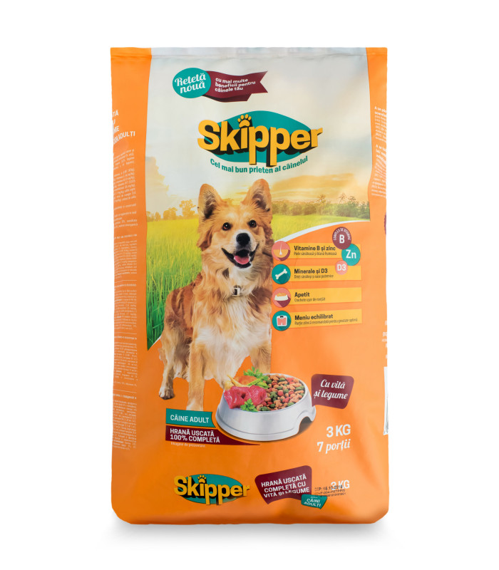 Корм сухий SKIPPER для собак з яловичиною та овочами Skipper - 2 - 