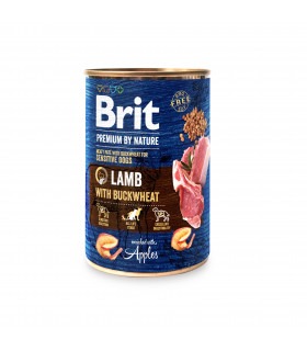 Корм Brit Premium Lamb консервований для собак з ягнятиною та гречкою Brit Premium - 2 - 