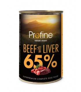 Корм Profine Beef with Liver консервований для собак з яловичиною та яловичою печінкою 400 г Profine - 1 - 8595602524037