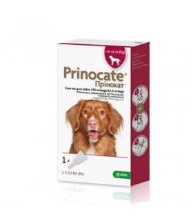 Краплі від бліх та паразитів KRKA Prinocate (Принокат) для собак 10-25 кг 2.5 мл №3 Prinocate - 1 - 3838989720711