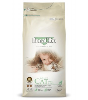 Корм BONACIBO ADULT CAT LAMB & RICE для дорослих котів з м'ясом ягняти та рисом BonaCibo - 1 - 
