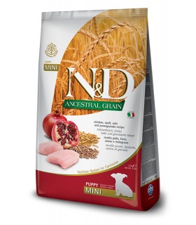 Farmina N&D LOW GRAIN Низькозерновий сухий корм для цуценят дрібних порід з куркою та гранатом Farmina - 1 - 