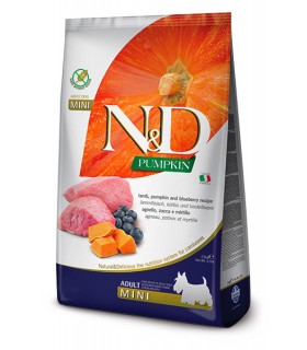 Farmina N&D GRAIN FREE Беззерновий сухий корм для собак дрібних порід з ягням, чорницею та гарбузом Farmina - 1 - 