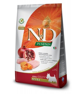 Farmina N&D GRAIN FREE Беззерновий сухий корм для собак дрібних порід з куркою, гранатом та гарбузом Farmina - 1 - 