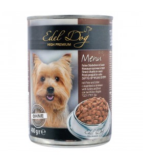 Корм Edel Dog вологий для собак з індичкою і печінкою Edel - 2 - 