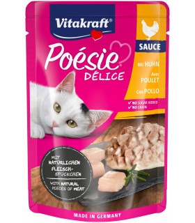 Вологий корм для котів Vitakraft Poésie Délice pouch курка в соусі, 85 г Vitakraft - 1 - 4008239352842