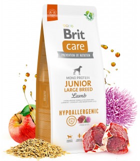 Корм для молодих собак великих порід Brit Care Dog Hypoallergenic Junior Large Breed гіпоалергенний з ягням Brit Care - 1 - 