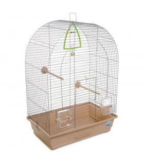 Клітка Природа Арка для птахів 44*27*65 хром/бежева Природа - 1 - 4823082414949
