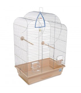 Клітка Природа Воля для птахів 44*27*63 хром/бежева Природа - 1 - 4823082414857