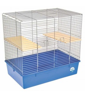 Клітка Природа Шиншила для гризунів 70*44*66 хром/синя Природа - 1 - 4823082415106