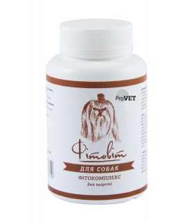 Вітаміни для собак ProVET «Фітовіт» фітокомплекс для шерсті 100 таб. ProVET - 1 - 4823082413720