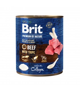Корм Brit Premium Beef консервований для собак з яловичиною та тельбухами Brit Premium - 1 - 