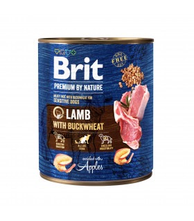 Корм Brit Premium Lamb консервований для собак з ягнятиною та гречкою Brit Premium - 1 - 