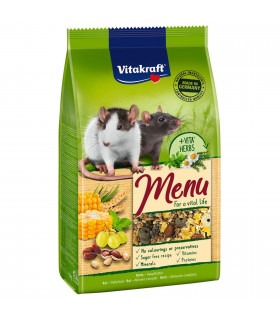 Корм Вітакрафт преміум меню для декоративних гризунів, для щурів, 800 г, 24958 Vitakraft - 1 - 4008239249586