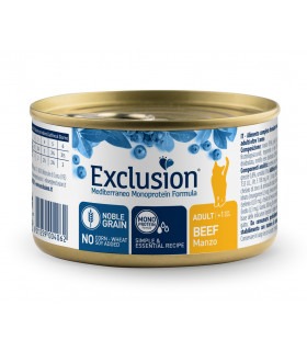 Exclusion Adult Beef корм для дорослих котів від 12 місяців з яловичиною 85 г Exclusion - 1 - 8011259004024