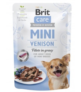 Корм Brit Care Mini Venison вологий для собак з філе дичини в соусі 85г Brit Care - 1 - 8595602534456