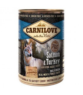 Корм Carnilove Salmon&Turkey консервований для собак Карнілав з лососем та індичкою 400г