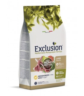 Exclusion Adult Lamb Medium Breed корм для дорослих собак середніх порід з ягням Exclusion - 1 -  2