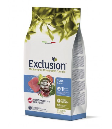 Exclusion Adult Tuna Large Breed корм для дорослих собак великих порід з тунцем 12 кг Exclusion - 1 - 8011259003256