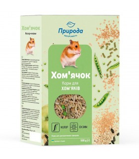 Корм Природа для хом’яків Колор + ензим 500г Природа - 1 - 4823082410729