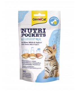 Ласощі GimCat Junior MIX для кошенят віком від 4 місяців крекери мікс з начинкою 60г GimCat - 1 - 4002064419350