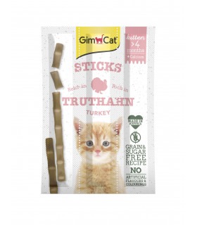 Ласощі GimCat Turkey для кошенят палички з індичкою 3 по 3г GimCat - 1 - 4002064420448