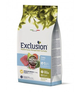 Exclusion Puppy Tuna Medium Breed корм для цуценят середніх порід з тунцем Exclusion - 1 - 