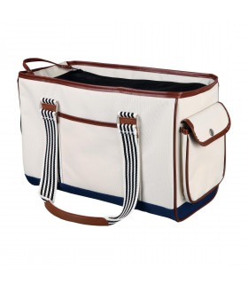 Сумка-переноска Trixie для котів Elisa з поліестеру/брезенту біла до 5кг 20*26*41см Trixie - 1 - 4011905362472