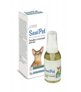 Лосьйон Природа SaniPet спрей для вух котів і собак 30мл SaniPet - 1 - 4820150200596