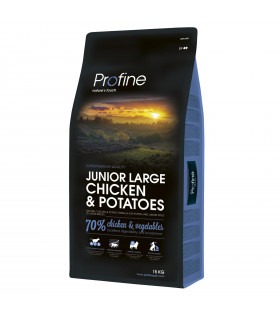 Корм сухий Profine Junior Large Breed Chicken для цуценят та молодих собак великих порід вагою від 25кг курка та картопля Profin