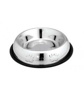 Миска металева з гумовим обідком, з лапками для котів, 160 мл Swastik Industries - 1 - 2700000022023