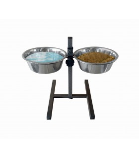 Підставка металева висока під миски + 2 миски Swastik Industries - 1 - 