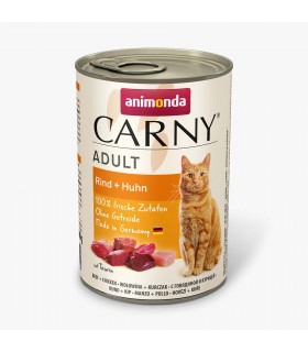 Вологий корм Animonda Carny Adult Beef + Chicken з яловичиною та куркою для котів Animonda - 1 - 