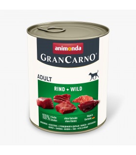 Вологий корм Animonda GranCarno Adult Beef + Game з яловичиною та дичиною для собак Animonda - 1 - 