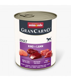 Вологий корм Animonda GranCarno Adult Beef + Lamb з яловичиною та ягням для собак Animonda - 1 - 