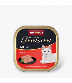 Вологий корм Animonda Vom Feinsten Kitten with Beef з яловичиною для кошенят, 100 г Animonda - 1 - 4017721832205