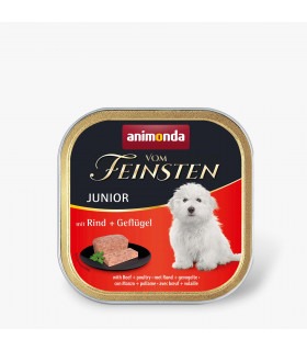 Вологий корм Animonda Vom Feinsten Junior with Beef + Poultry з яловичиною та птицею для цуценят, 150 г Animonda - 1 - 401772182
